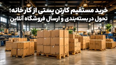 خرید مستقیم کارتن پستی از کارخانه تولیدکننده برای فروشگاه اینترنتی
