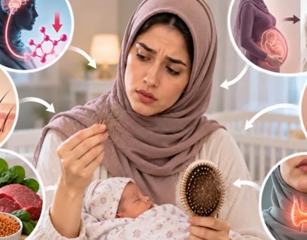 علت ریزش مو در زنان بعد از زایمان چیست؟ راهکار های خانگی برای درمان