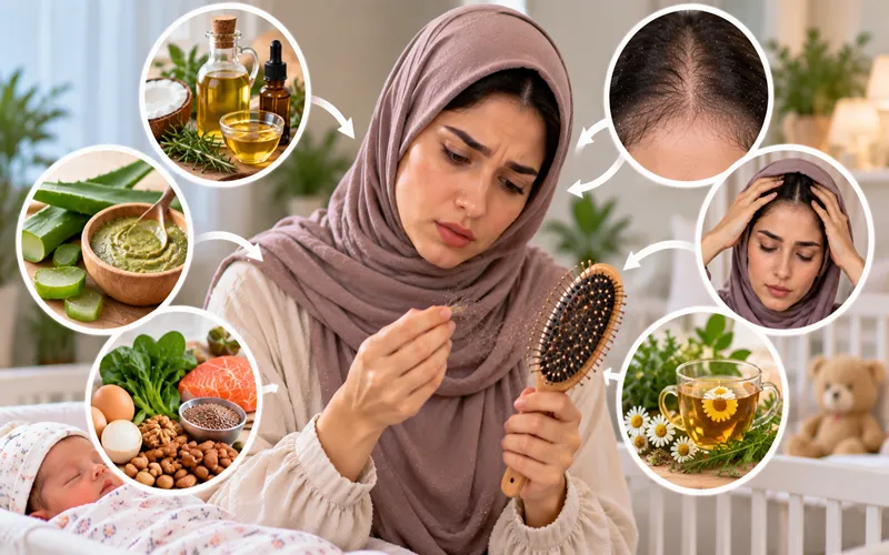 درمان خانگی ریزش مو بعد از زایمان چیست؟